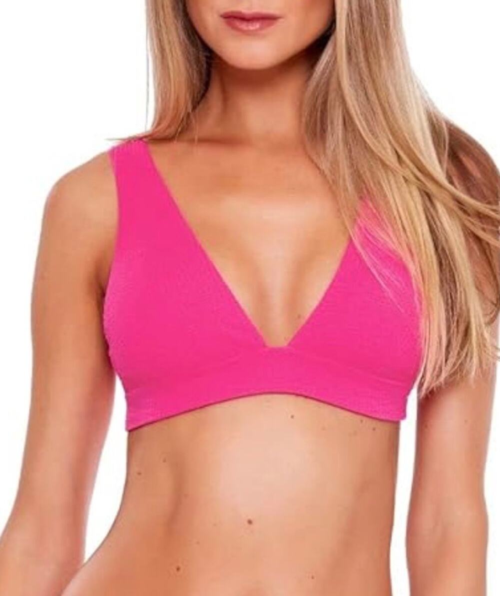 Becca by Becca Virtue Textured Swim Top S NWT